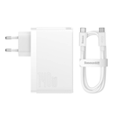 Baseus GaN5 Pro 140W Telefon Tablet Macbook Şarj Cihazı (2xUSB-C + USB)