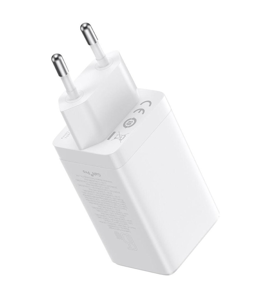 Baseus GaN5 Pro 65W Hızlı Telefon Tablet Macbook Pro Şarj Aleti +100W Type C Şarj Kablosu 1m