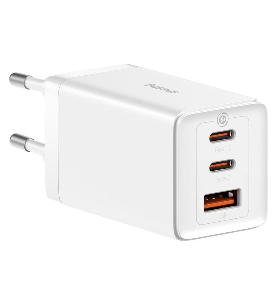 Baseus GaN5 Pro 65W Hızlı Telefon Tablet Macbook Pro Şarj Aleti +100W Type C Şarj Kablosu 1m