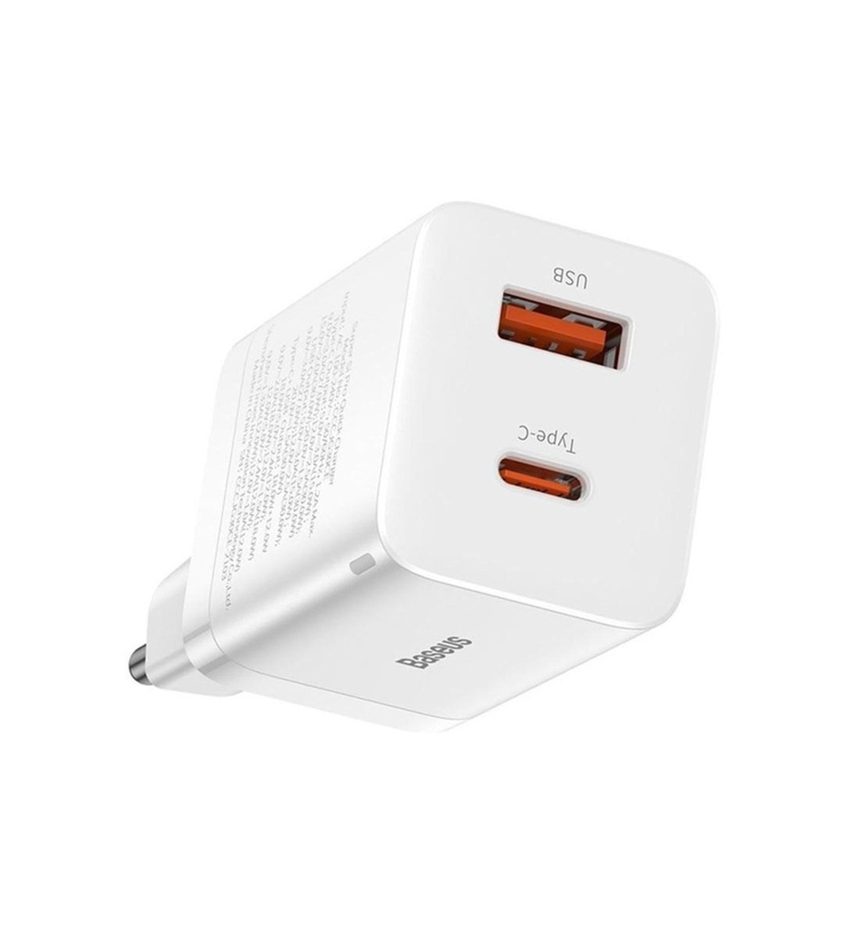 Baseus Super Si Pro 30W Telefon Tablet Powerbank Hızlı Şarj Type-C + USB Adaptör