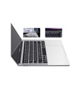 Apple Macbook 16' Touch Bar Uyumlu A2141 Zore Klavye Koruyucu Şeffaf Silikon Ped