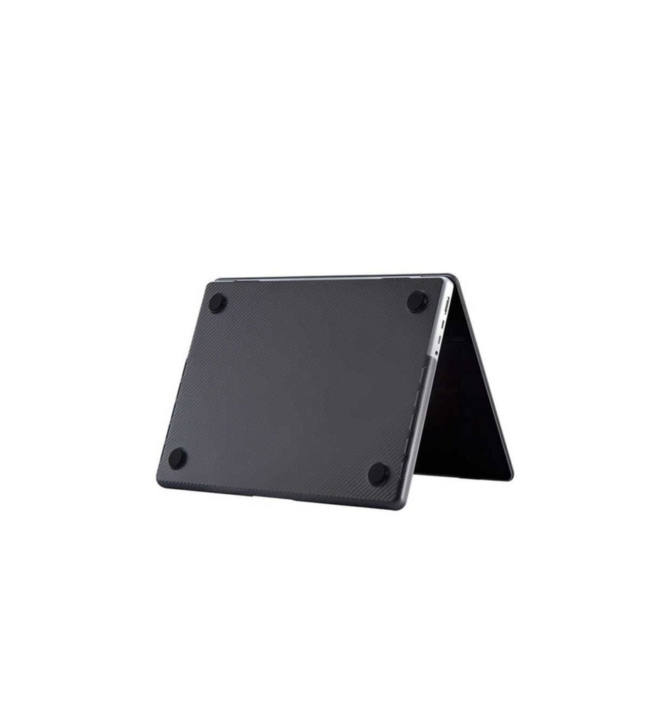 Apple Macbook 16.2' 2021 Uyumlu A2485 Zore MSoft Carbon Fiber Tasarımlı Kapak