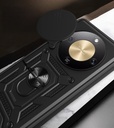 Honor Magic 8 Lite 5G Uyumlu Kılıf Magnetik Standlı Kamera Korumalı Zore Sürgülü Vega Kapak - 3