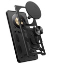 Honor Magic 8 Lite 5G Uyumlu Kılıf Magnetik Standlı Kamera Korumalı Zore Sürgülü Vega Kapak - 4