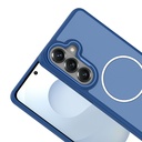 Samsung Galaxy S26 Plus Uyumlu Kılıf M-Safe Şarj Özellikli Metal Kamera Çerçeveli Zore Sanremo Silikon Kapak - 2