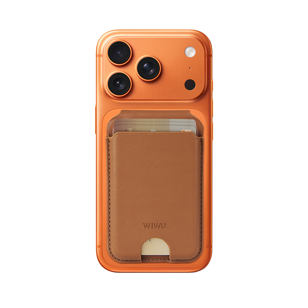 Wiwu MW-007P Magnetik Standlı Kartlık Kablosuz Şarj Uyumlu FindMy ve Find Hub Özellikli Mag Wallet - 2