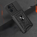 Tecno Spark Go 2 Uyumlu Kılıf Magnetik Standlı Kamera Korumalı Zore Sürgülü Vega Kapak - 4