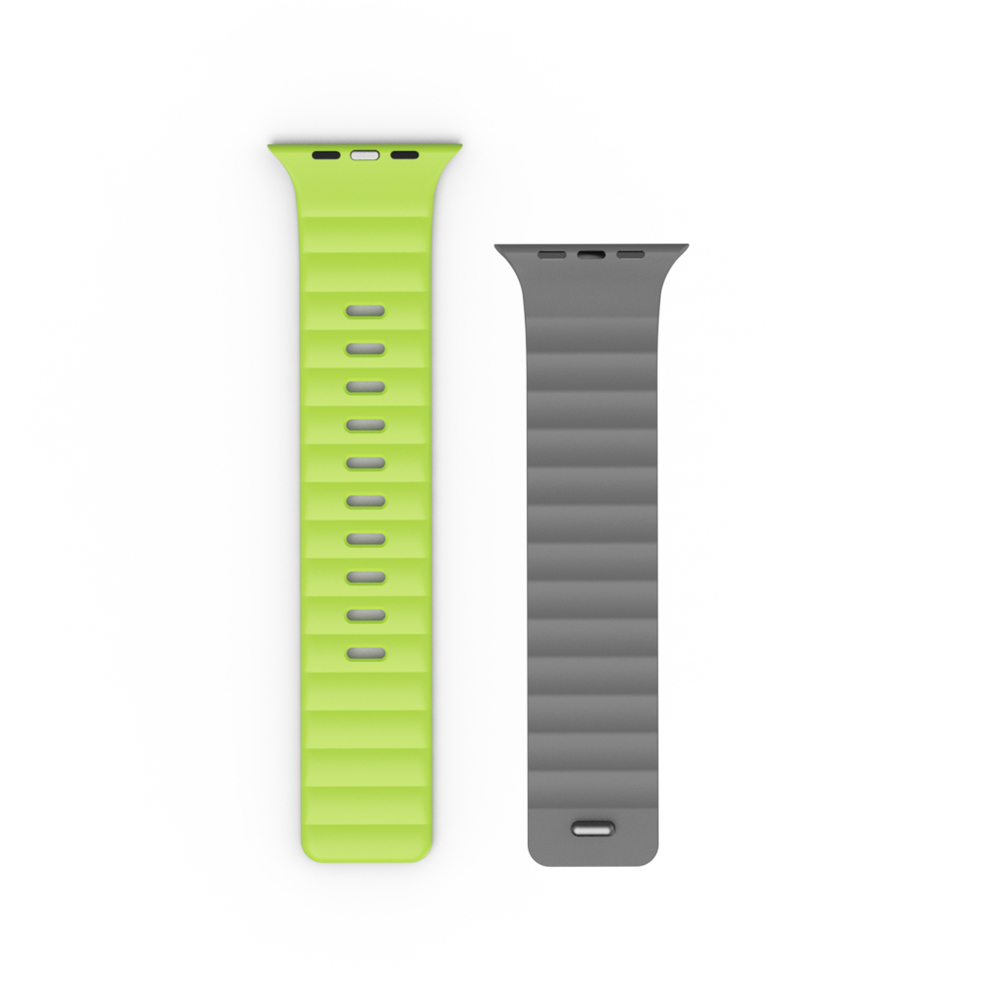 Apple Watch 44mm Uyumlu Wiwu Mag Secur Serisi Silikon Kordon - 3