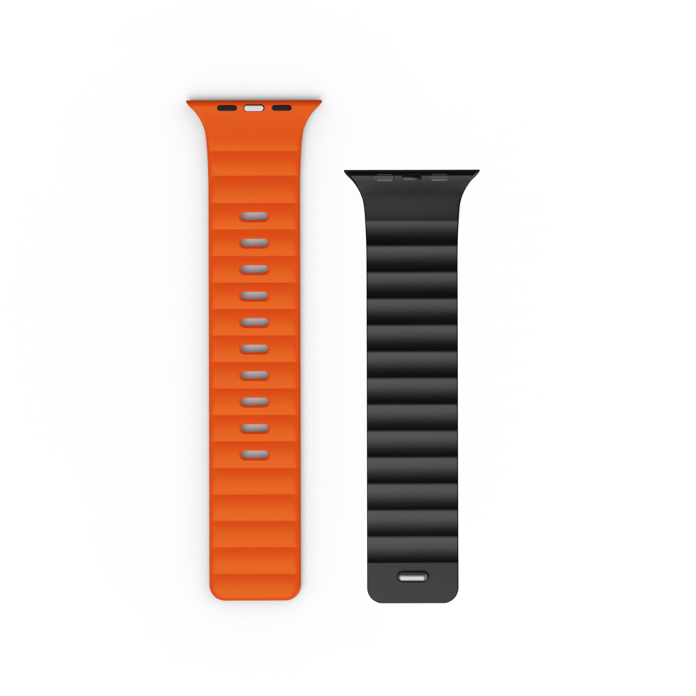 Apple Watch 44mm Uyumlu Wiwu Mag Secur Serisi Silikon Kordon - 3