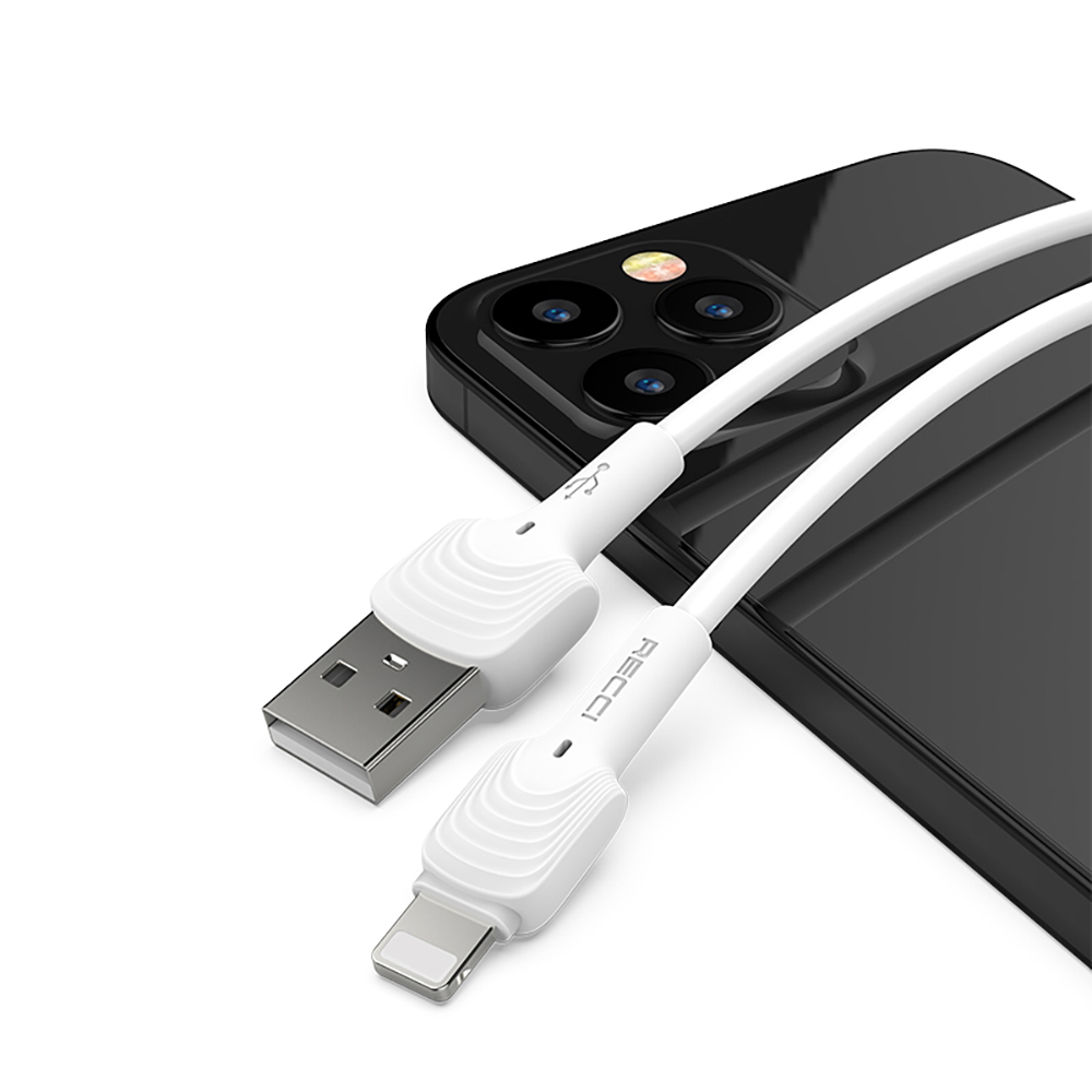 Recci RTC-N26L USB-A to Lightning Hızlı Şarj Özellikli Data ve Şarj Kablosu 1M - 5