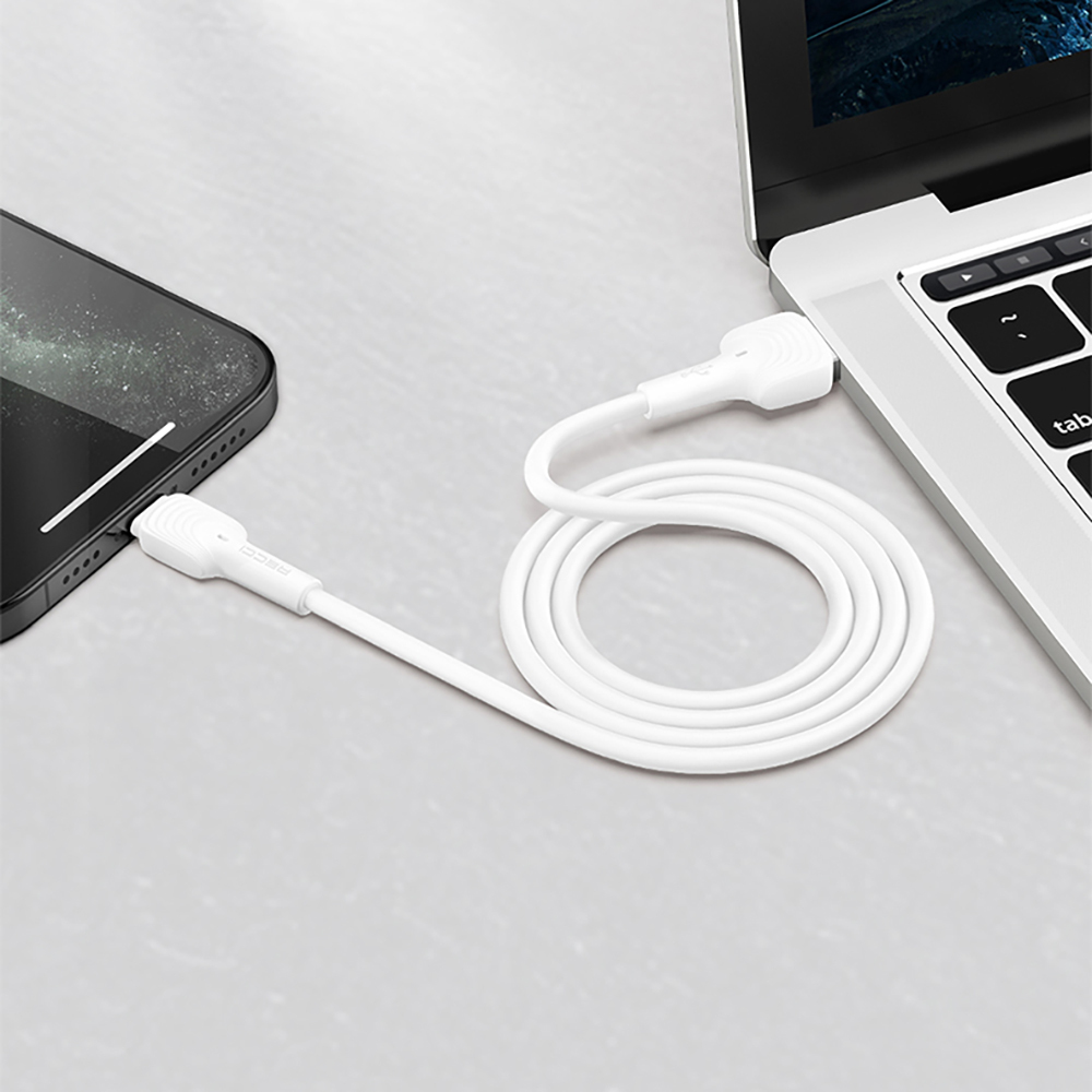 Recci RTC-N26C USB-A to Type-C Hızlı Şarj Özellikli Data ve Şarj Kablosu 1M - 3
