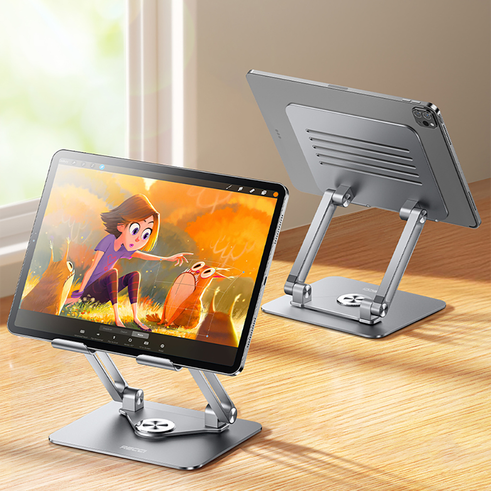Recci RHO-M23 Ayarlanabilir Katlanabilir 360 Derece Dönebilen Tablet Standı - 5