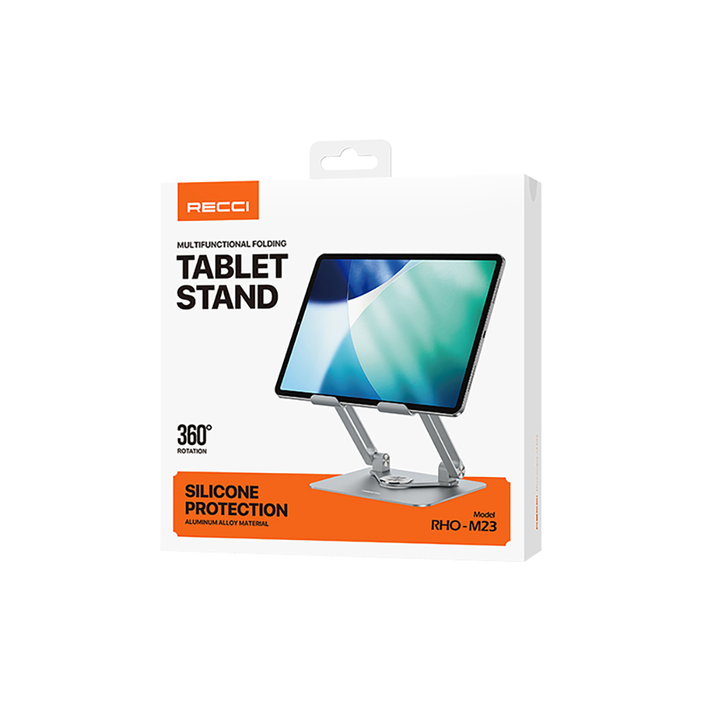 Recci RHO-M23 Ayarlanabilir Katlanabilir 360 Derece Dönebilen Tablet Standı - 11