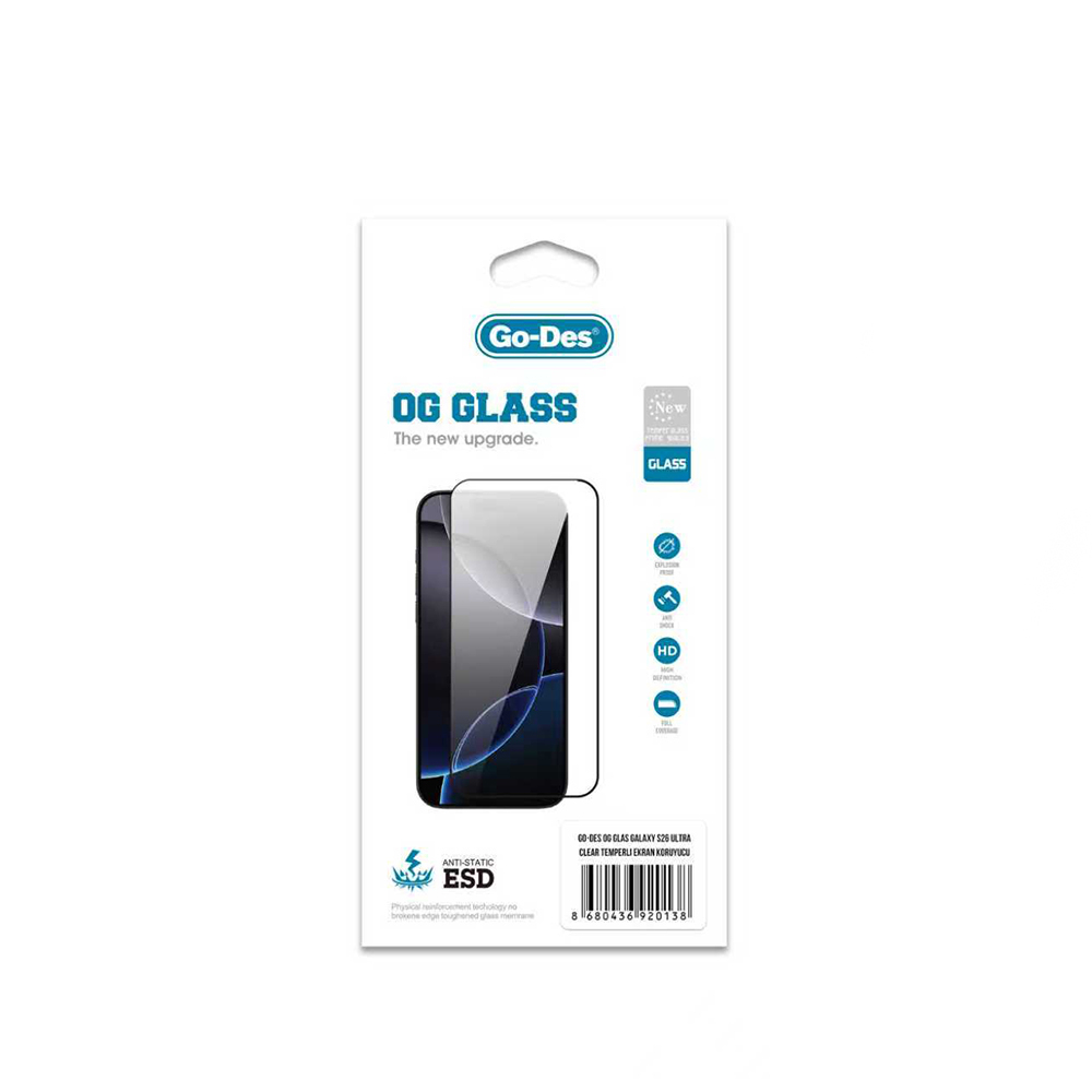 Samsung Galaxy S26 Ultra Uyumlu Go Des OG Glass Antistatik Temperli Cam Ekran Koruyucu - 1