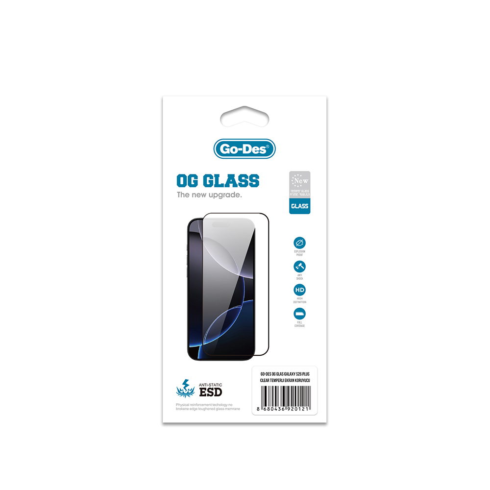 Samsung Galaxy S26 Plus Uyumlu Go Des OG Glass Antistatik Temperli Cam Ekran Koruyucu - 1