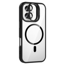 Apple iPhone 17 Uyumlu Kılıf Standlı ve Kamera Lens Hediyeli M-Safe Şarj Özellikli Zore Etro Kapak - 6