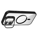 Apple iPhone 17 Uyumlu Kılıf Standlı ve Kamera Lens Hediyeli M-Safe Şarj Özellikli Zore Etro Kapak - 13