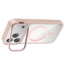 Apple iPhone 17 Pro Max Uyumlu Kılıf Standlı ve Kamera Lens Hediyeli M-Safe Şarj Özellikli Zore Etro Kapak - 11