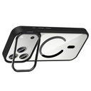 Apple iPhone 17 Pro Max Uyumlu Kılıf Standlı ve Kamera Lens Hediyeli M-Safe Şarj Özellikli Zore Etro Kapak - 13