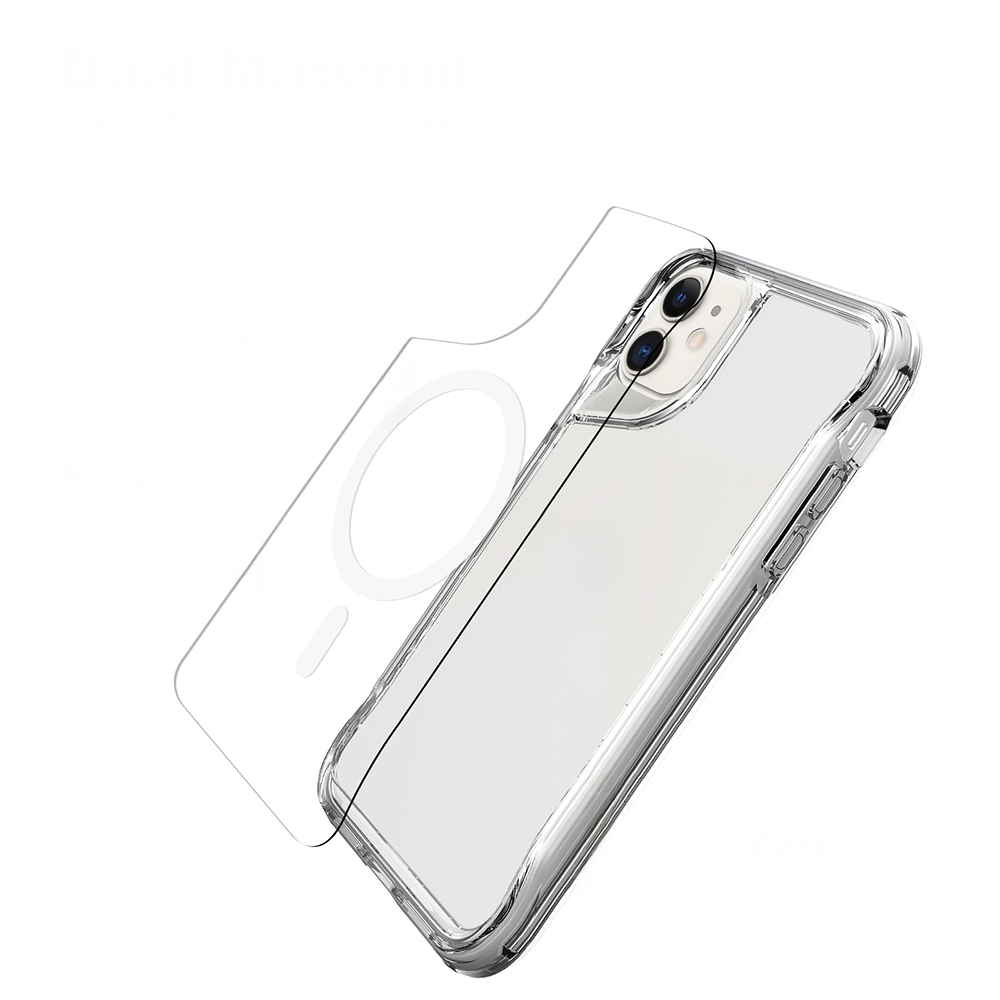 Apple iPhone 11 Uyumlu Kılıf Zore M-safe Şarj Özellikli T-Max M-safe Kapak - 4