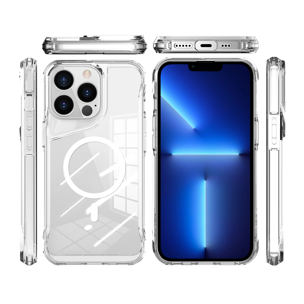 Apple iPhone 13 Pro Max Uyumlu Kılıf Zore M-safe Şarj Özellikli T-Max M-safe Kapak - 1