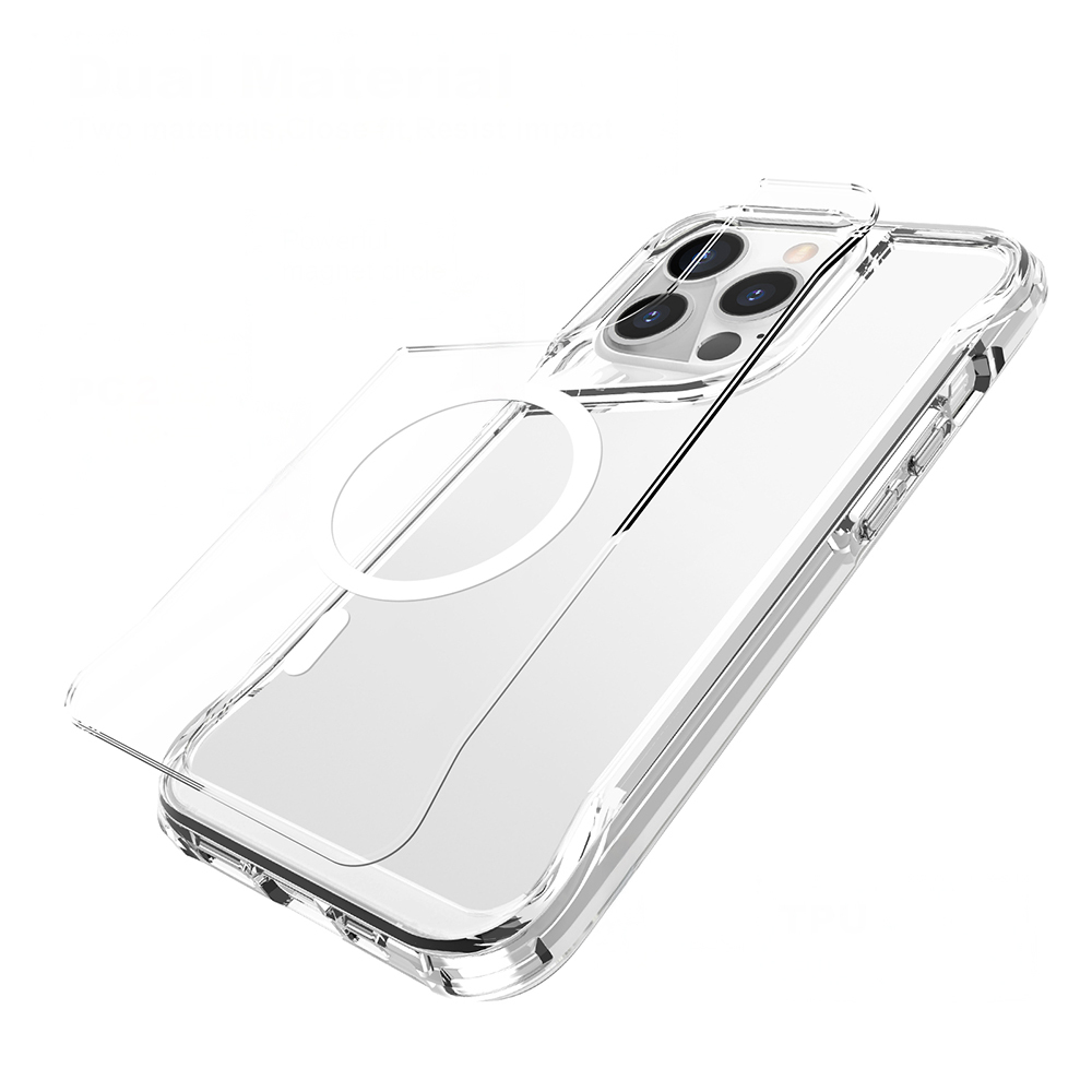 Apple iPhone 13 Pro Max Uyumlu Kılıf Zore M-safe Şarj Özellikli T-Max M-safe Kapak - 5