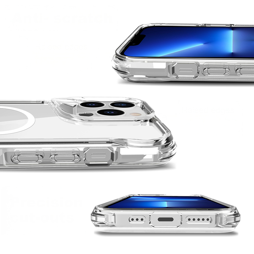 Apple iPhone 13 Pro Max Uyumlu Kılıf Zore M-safe Şarj Özellikli T-Max M-safe Kapak - 6
