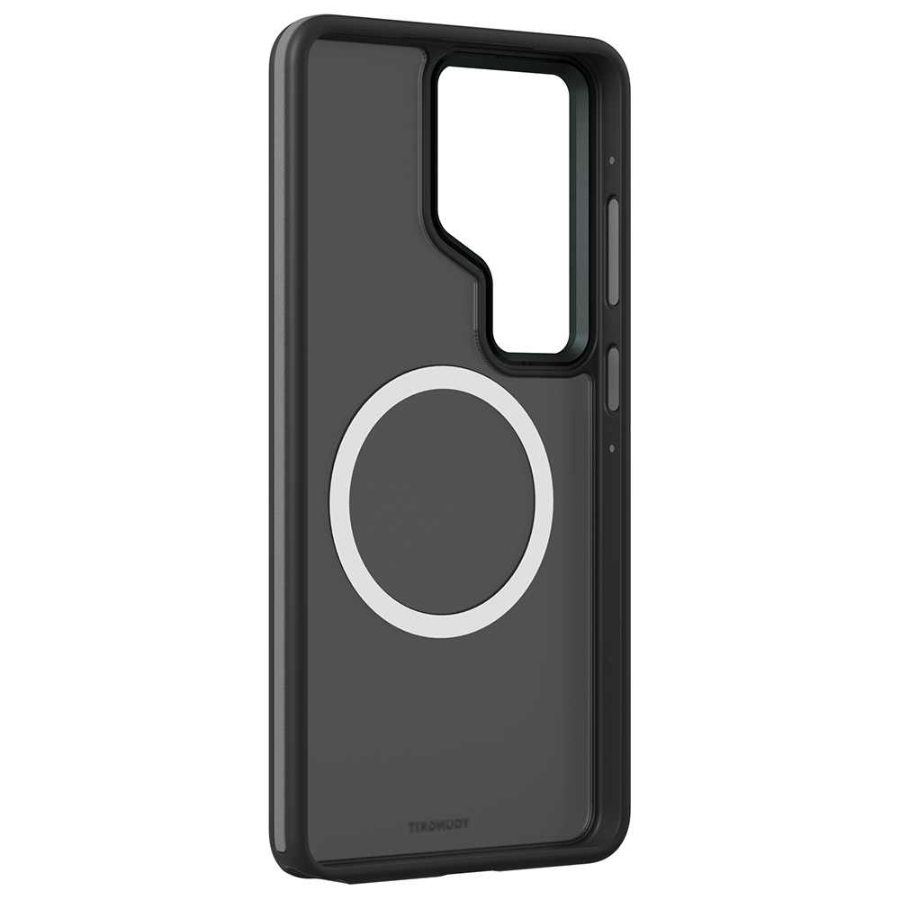 Samsung Galaxy S26 Ultra Uyumlu Kılıf M-safe Şarj Özellikli Youngkit Rock Sand Serisi Kapak - 3