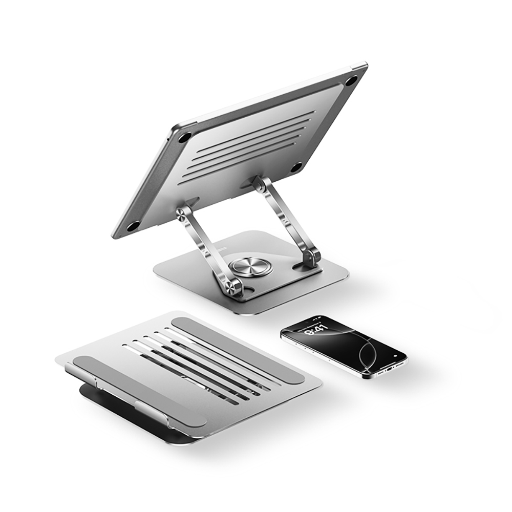 Recci RHO-M25 360 Derece Dönebilen Katlanabilir Laptop Standı - 3