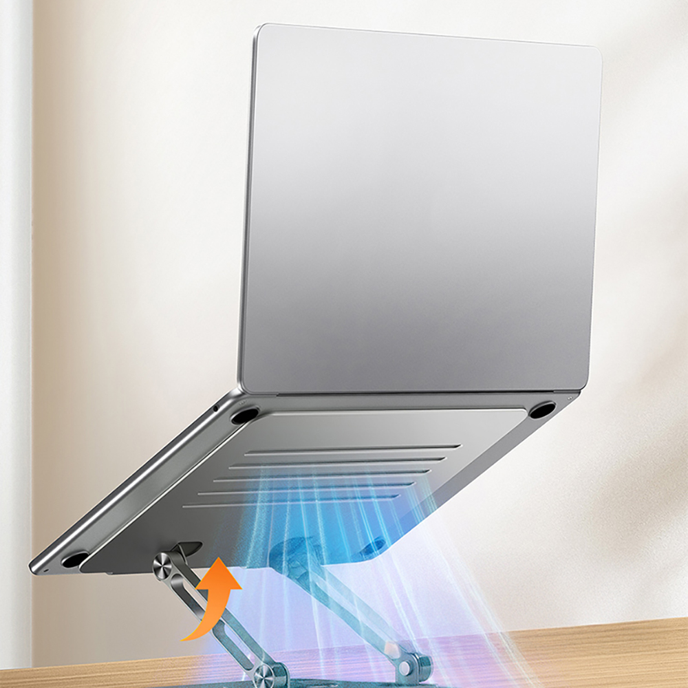 Recci RHO-M25 360 Derece Dönebilen Katlanabilir Laptop Standı - 7