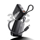 Lenyes P562L Dijital LED Göstergeli Type-C ve Lightning Kablolu Powerbank 22.5W 10000mAh - 1