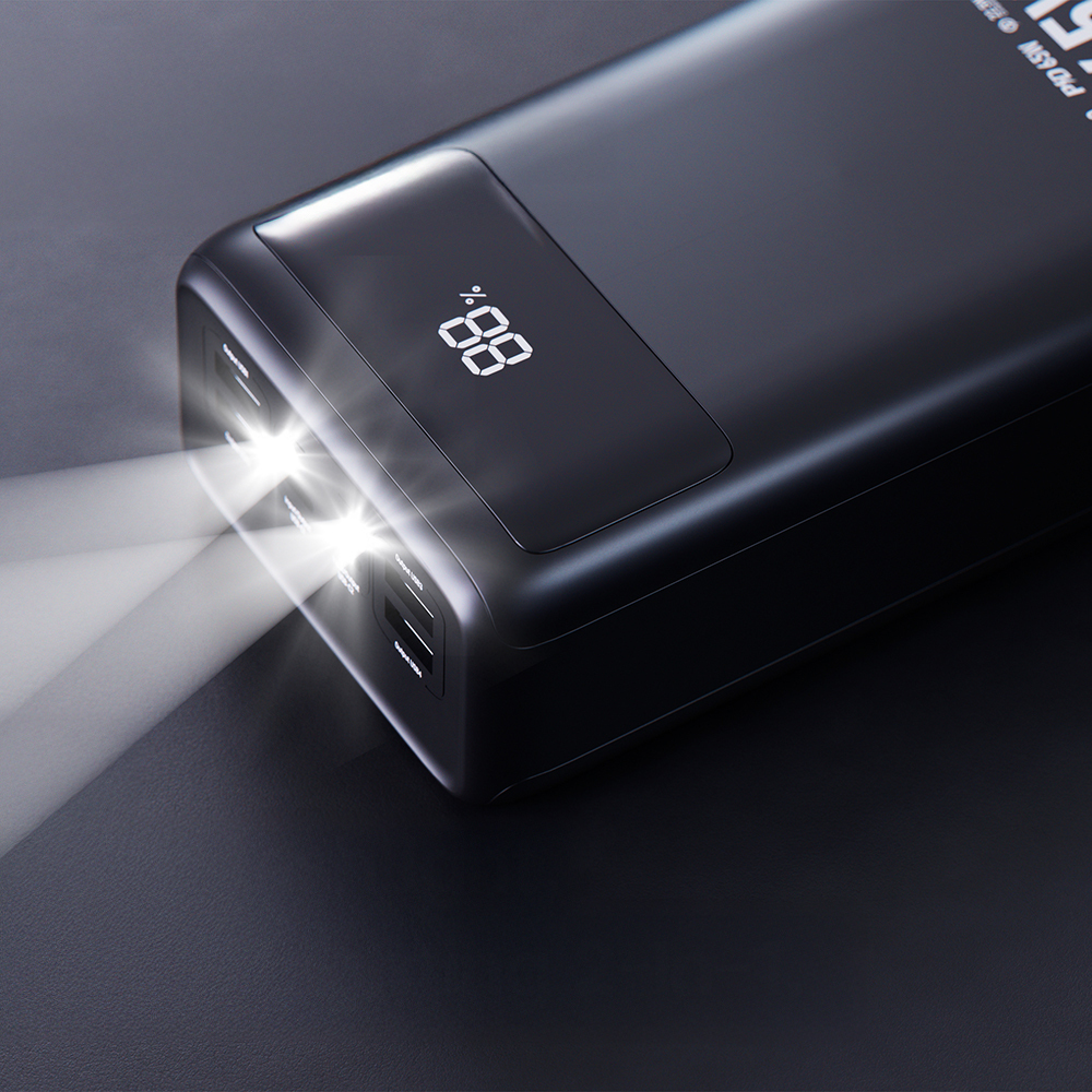 Lenyes PX591D Pro Hızlı Şarj Özellikli Dijital LED Göstergeli Taşınabilir Powerbank 65W 50000mAh - 3
