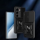 Tecno Camon 40 Pro Uyumlu 4G Kılıf Magnetik Standlı Kamera Korumalı Zore Sürgülü Vega Kapak - 1
