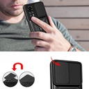 Xiaomi Redmi Note 11S Global Uyumlu Kılıf Magnetik Standlı Kamera Korumalı Zore Sürgülü Vega Kapak - 3