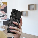 Xiaomi Redmi Note 11S Global Uyumlu Kılıf Magnetik Standlı Kamera Korumalı Zore Sürgülü Vega Kapak - 6