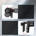 Go Des GD-HD341 V Köşeli Ayarlanabilir Magnetik Araç İçi Telefon Tutucu - 4