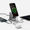 Wiwu Wi-W040 Telefon & Akıllı Saat & Kulaklık İçin GaN 65W 8in1 Şarj İstasyonu - 6