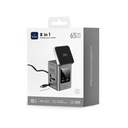 Wiwu Wi-W040 Telefon & Akıllı Saat & Kulaklık İçin GaN 65W 8in1 Şarj İstasyonu - 7