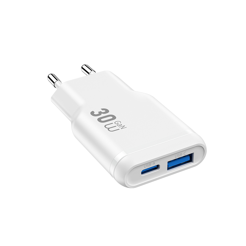 Wiwu Wi-G033 Essen Slim Serisi GaN Tech PD Hızlı Şarj Özellikli Şarj Başlığı 30W - 3