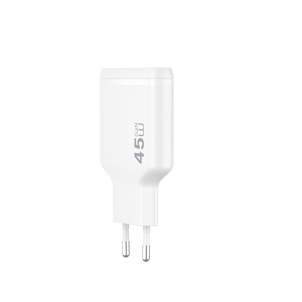 Wiwu Wi-G034 Essen Slim Serisi GaN Tech PD Hızlı Şarj Özellikli Şarj Başlığı 45W - 1