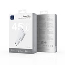 Wiwu Wi-G034 Essen Slim Serisi GaN Tech PD Hızlı Şarj Özellikli Şarj Başlığı 45W - 5