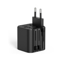 Wiwu Wi-UA005 Çoklu Universal TR/US/UK/AUS/EU Uyumlu Seyahat Şarj Adaptörü 2500W - 9