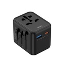 Wiwu Wi-UA012 Çoklu Universal TR/US/UK/AUS/EU Uyumlu Seyahat Şarj Adaptörü 12W - 1