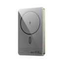 Wiwu P15 LED Işık Göstergeli Ultra İnce PD 20W Kablosuz Powerbank 5000mAh 15W - 2