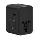 Wiwu Wi-UA006 Çoklu Universal TR/US/UK/AUS/EU Uyumlu Seyahat Şarj Adaptörü 45W - 3