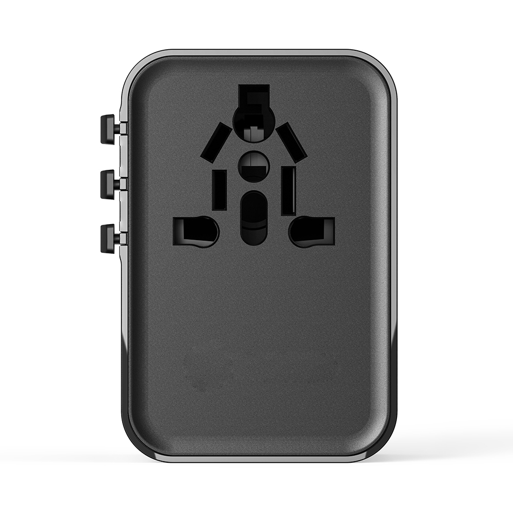 Wiwu Wi-UA006 Çoklu Universal TR/US/UK/AUS/EU Uyumlu Seyahat Şarj Adaptörü 45W - 4