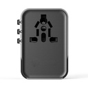 Wiwu Wi-UA006 Çoklu Universal TR/US/UK/AUS/EU Uyumlu Seyahat Şarj Adaptörü 45W - 4