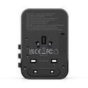 Wiwu Wi-UA006 Çoklu Universal TR/US/UK/AUS/EU Uyumlu Seyahat Şarj Adaptörü 45W - 5