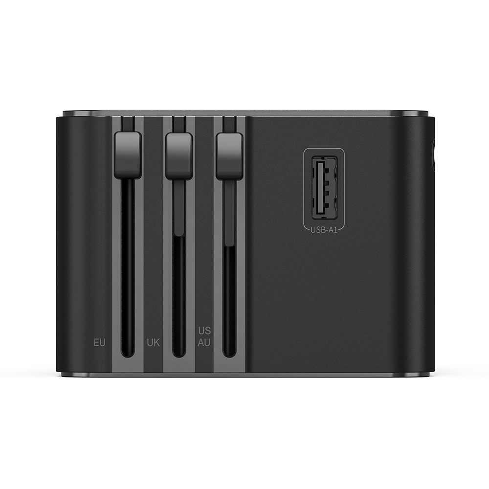 Wiwu Wi-UA006 Çoklu Universal TR/US/UK/AUS/EU Uyumlu Seyahat Şarj Adaptörü 45W - 6