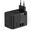 Wiwu Wi-UA006 Çoklu Universal TR/US/UK/AUS/EU Uyumlu Seyahat Şarj Adaptörü 45W - 13